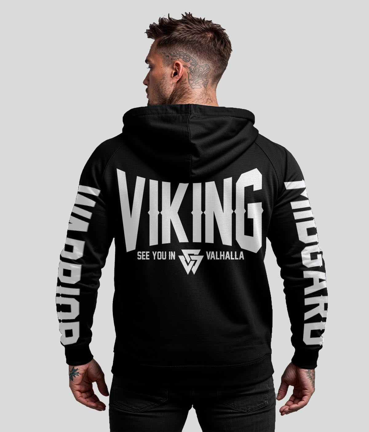 Big Viking Hoodie MIDGARD WARRIOR