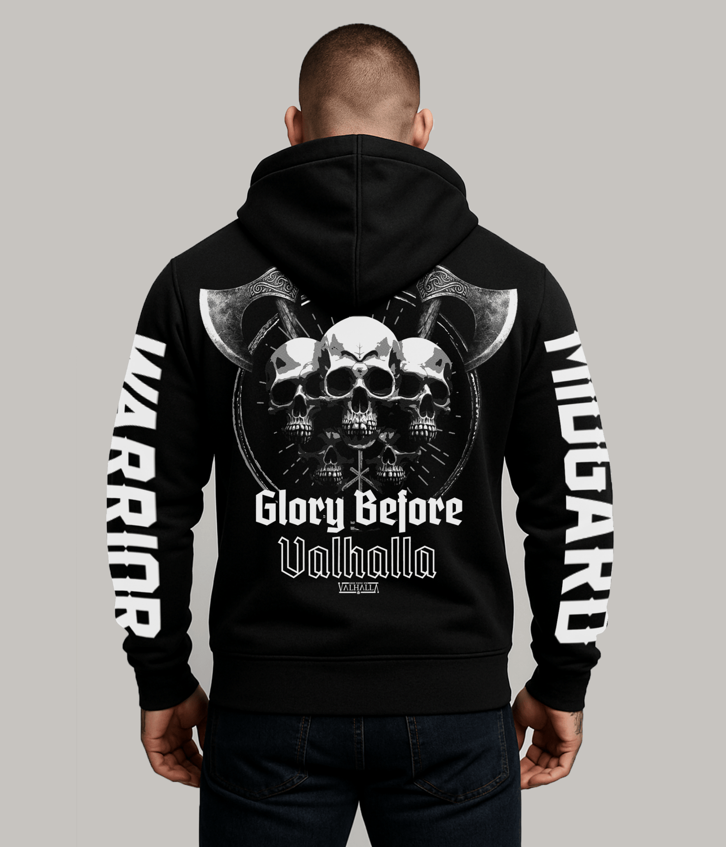 Glory Before Valhalla Sweatjacke - See you in Valhalla