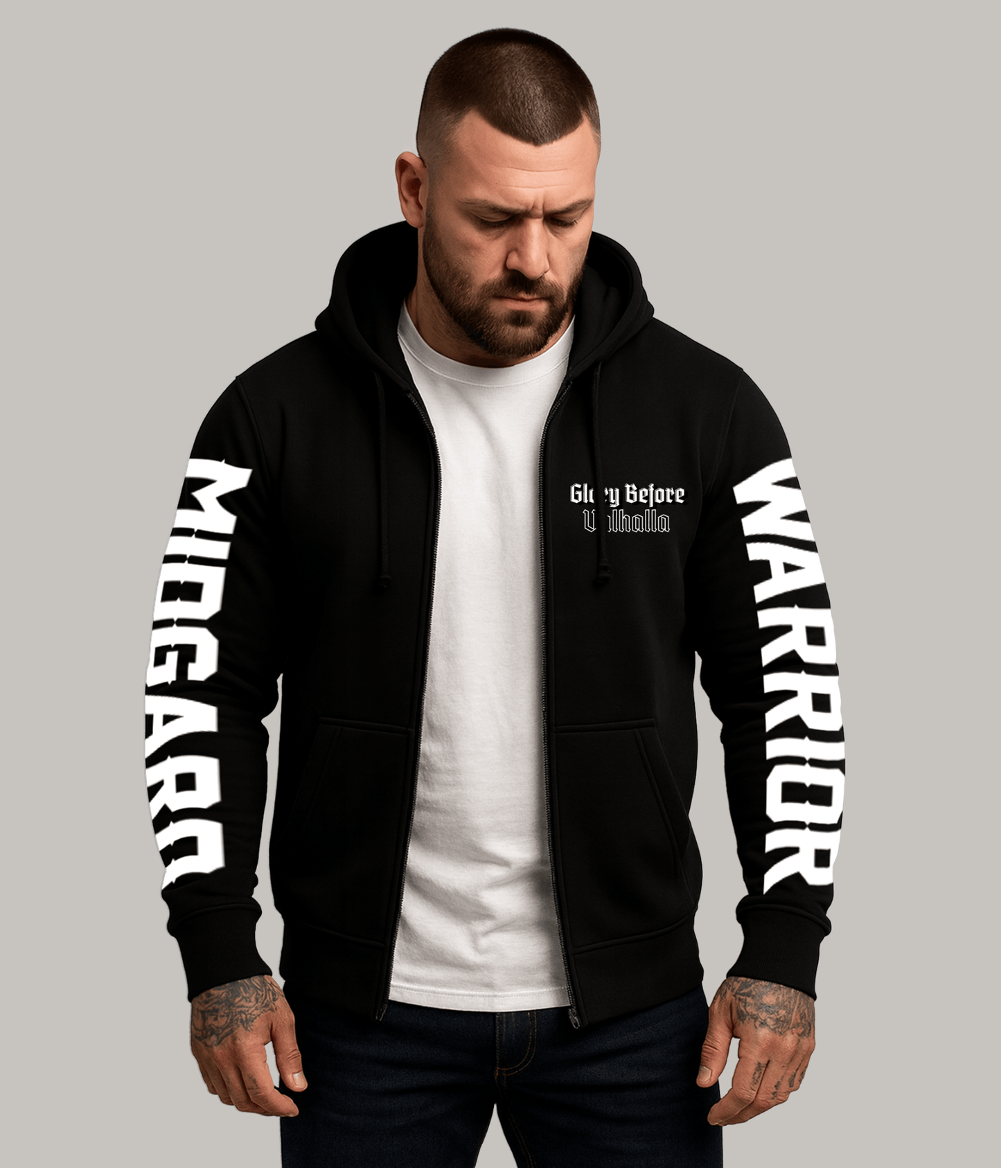 Glory Before Valhalla Sweatjacke - See you in Valhalla