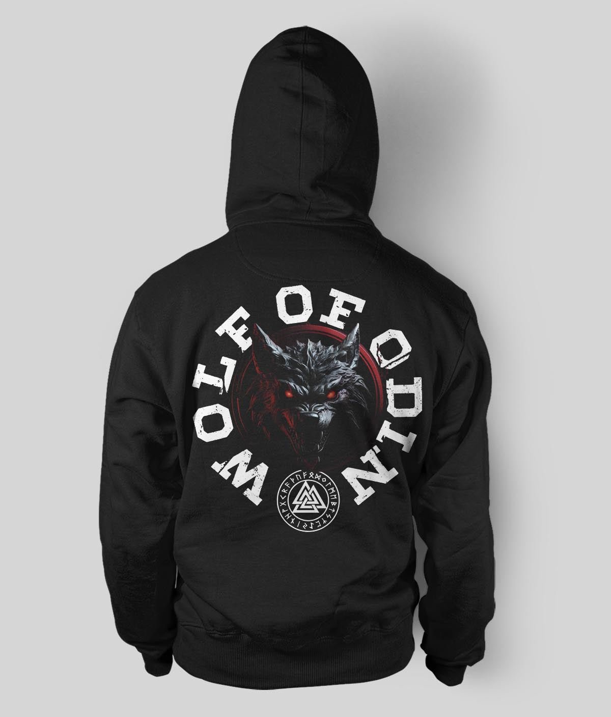 Wolf of Odin Sweatjacke - See you in Valhalla